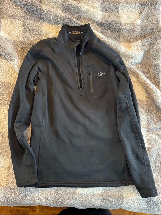 Arc'teryx Other - Arc'teryx Black Rho AR Zip-Neck Men's Top (Medium)
